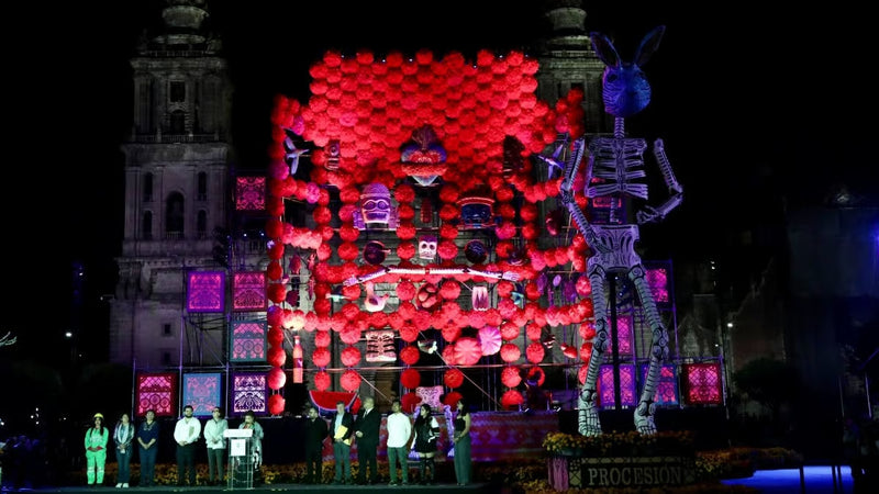 Monumentales Zócalo-Opfer
